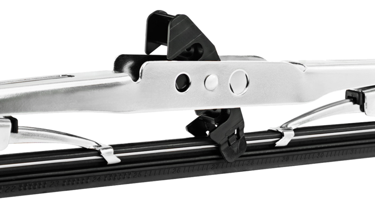 Stainless Steel Wiper Blades 16, 18, 22 and 24 Inch