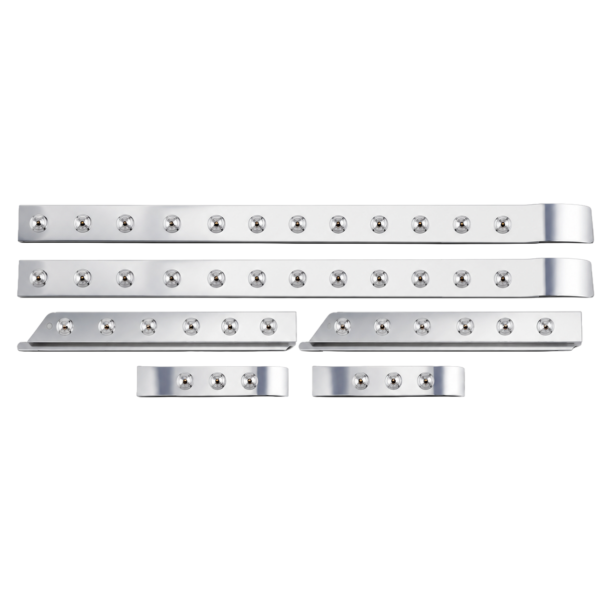 Kenworth T680 & T880 - 76 Inch, 6 Piece Sleeper Panels With Optional 3/4″ Lights