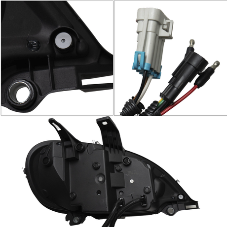 Freightliner Columbia (2001-2020) - LED Headlight Chrome or Black Inner Housing