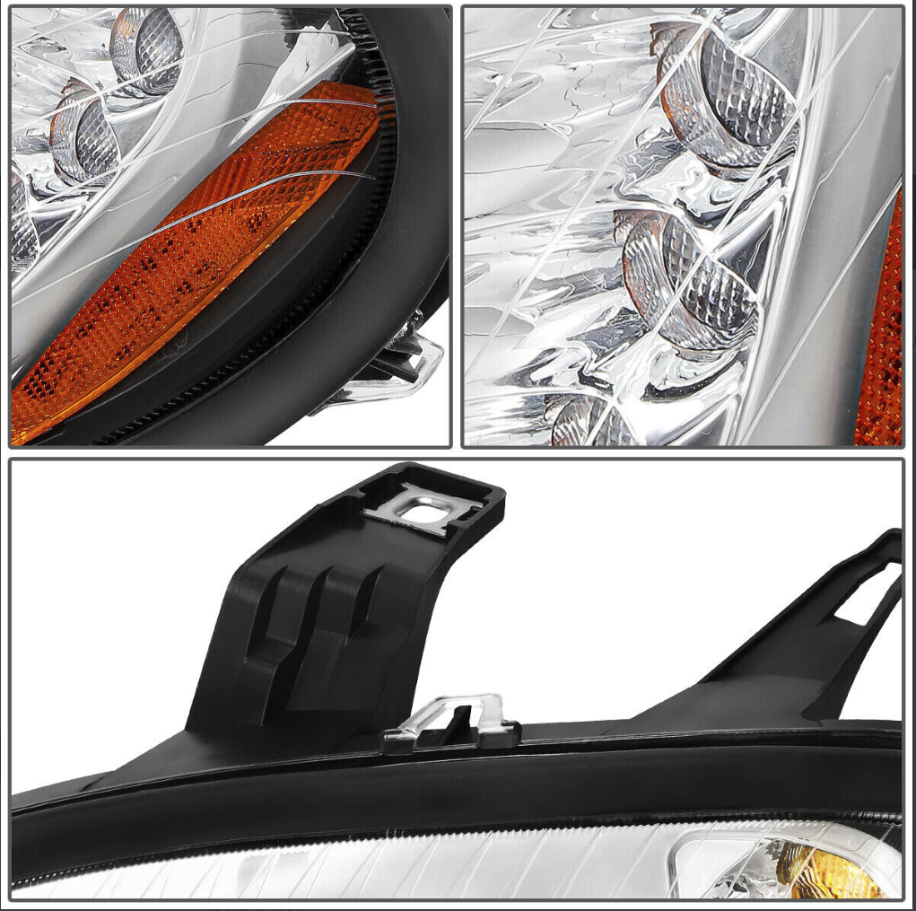 Freightliner Columbia (2001-2020) - LED Headlight Chrome or Black Inner Housing