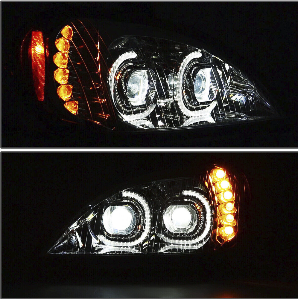 Freightliner Columbia (2001-2020) - LED Headlight Chrome or Black Inner Housing
