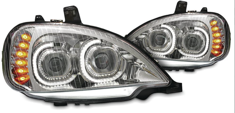 Freightliner Columbia (2001-2020) - LED Headlight Chrome or Black Inner Housing