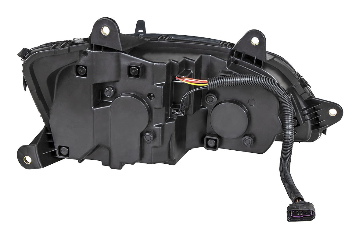 Kenworth T660 (2008-2017) - LED Headlights With Choice Chrome or Black Inner Housing