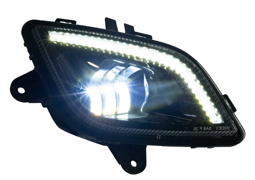 Freightliner Cascadia (2018-Newer) Fog Light Black or Chrome Reflector