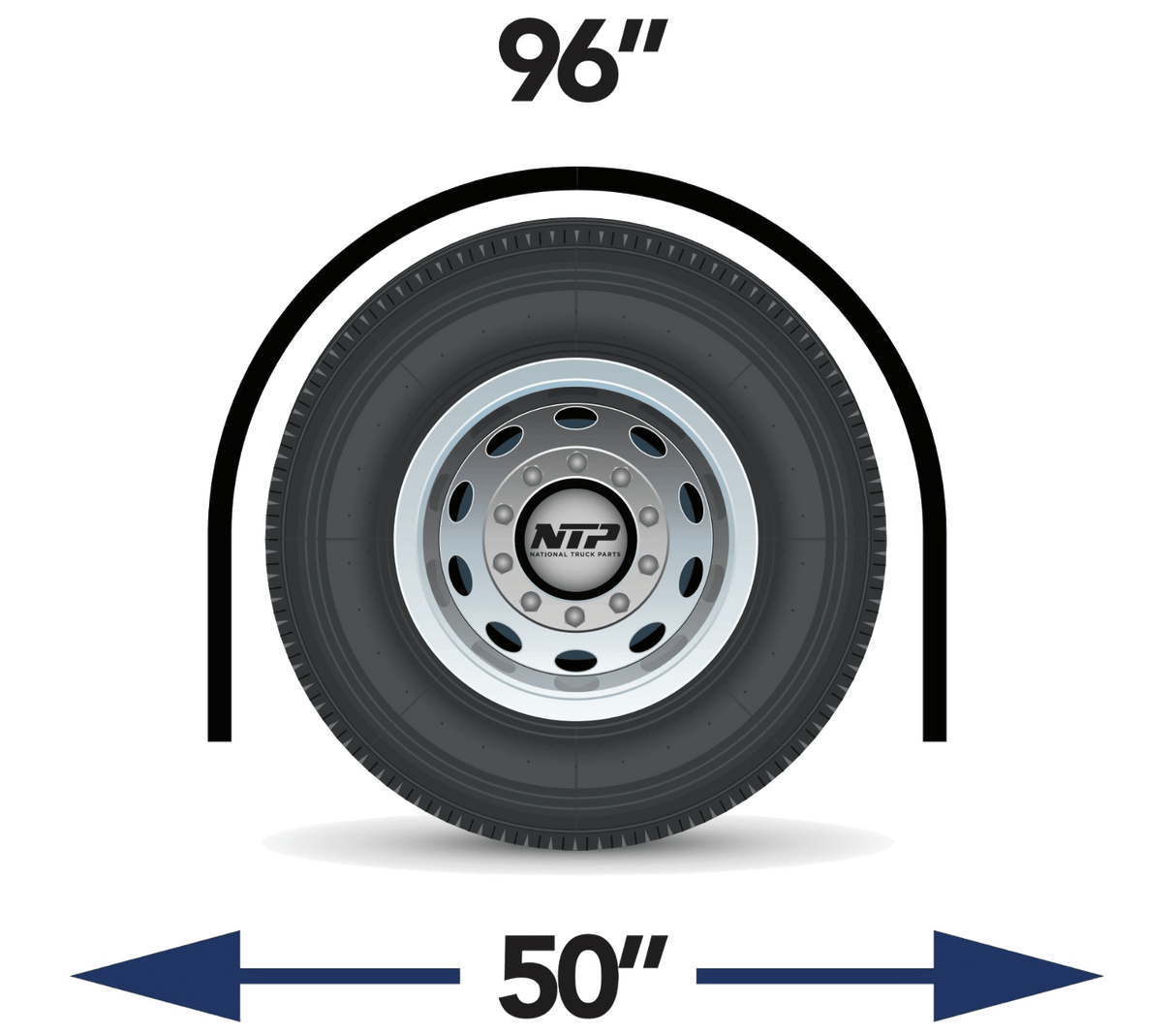 8 Gauge Single Axle Fender Smooth Paintable Aluminum - HD Truck Source