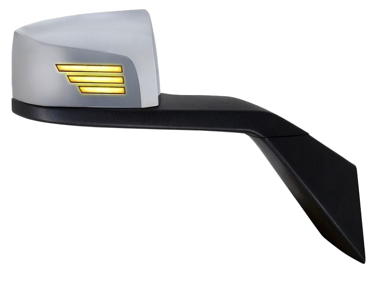 Volvo VN/VNL (2004-2017) - Heated Hood Mirror Assembly With Sequential Turn Signal