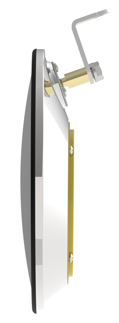 Convex Mirror - 430 Stainless Steel 8.5 Inch With Turn Signal