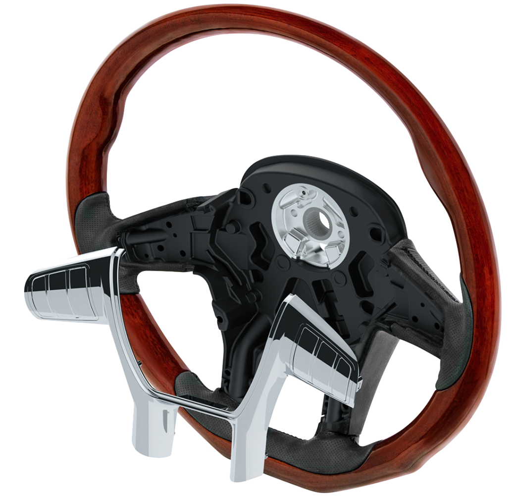 Peterbilt And Kenworth - 18" YourGrip™ Wood Steering Wheel