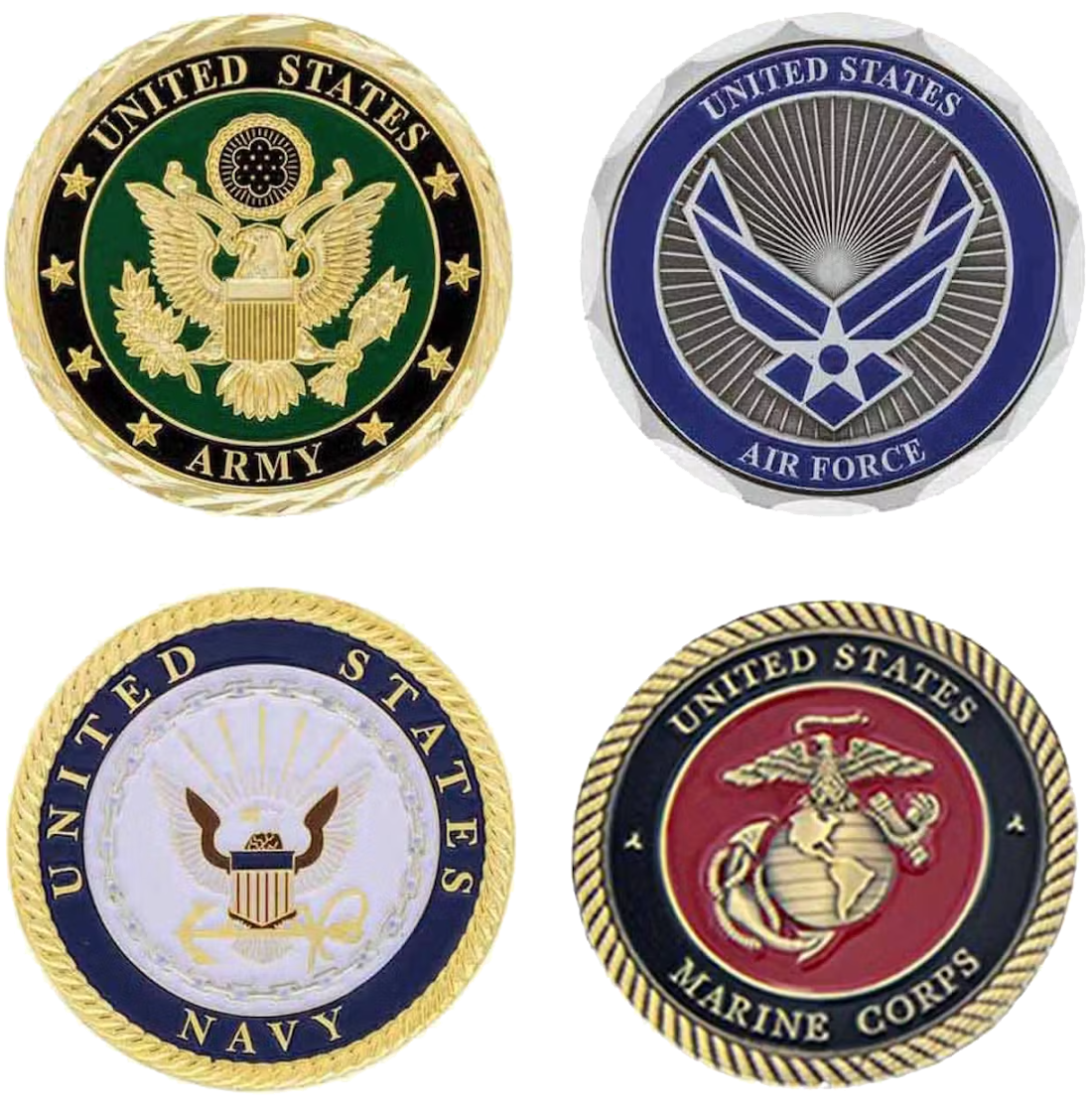 Chrome Military Steering Wheel Horn Button