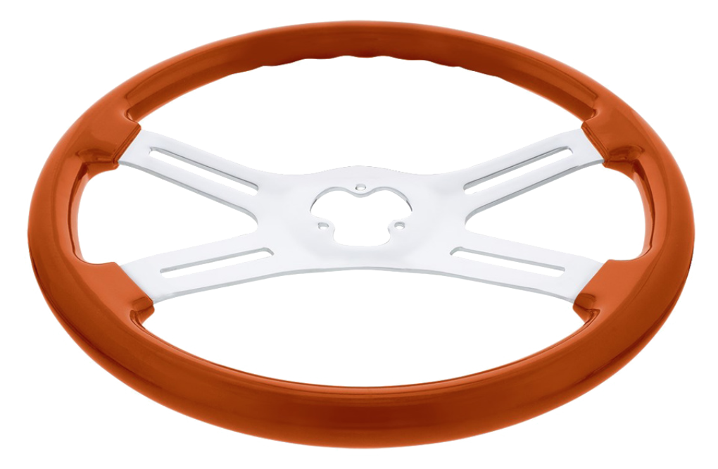 18" 4 Spoke Steering Wheel, Candy Colors