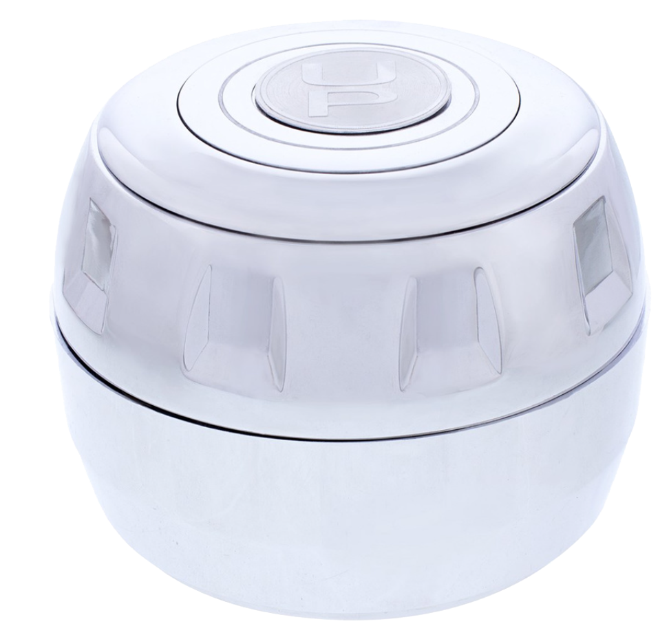 Kenworth T680 & Peterbilt 579 2014-2025 - Chrome Steering Wheel Hub & Horn Button Kit For