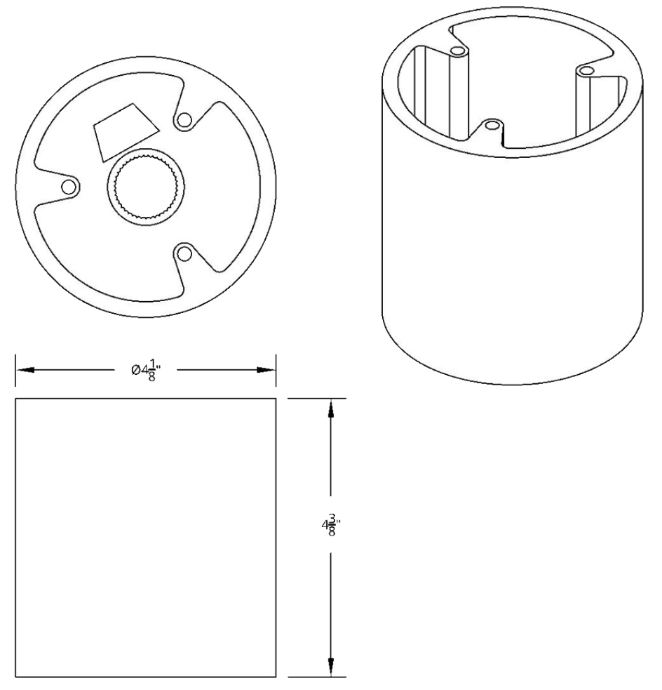 Volvo - Chrome Steering Wheel Hub