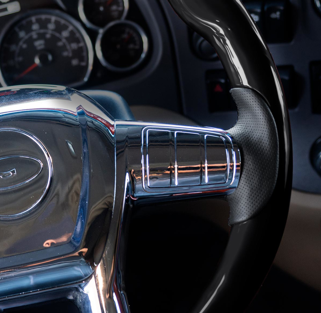 Peterbilt and Kenworth - 18" YourGrip Wood Candy Color Steering Wheels