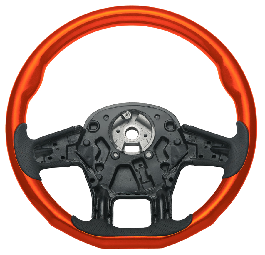 Peterbilt and Kenworth - 18" YourGrip Wood Candy Color Steering Wheels