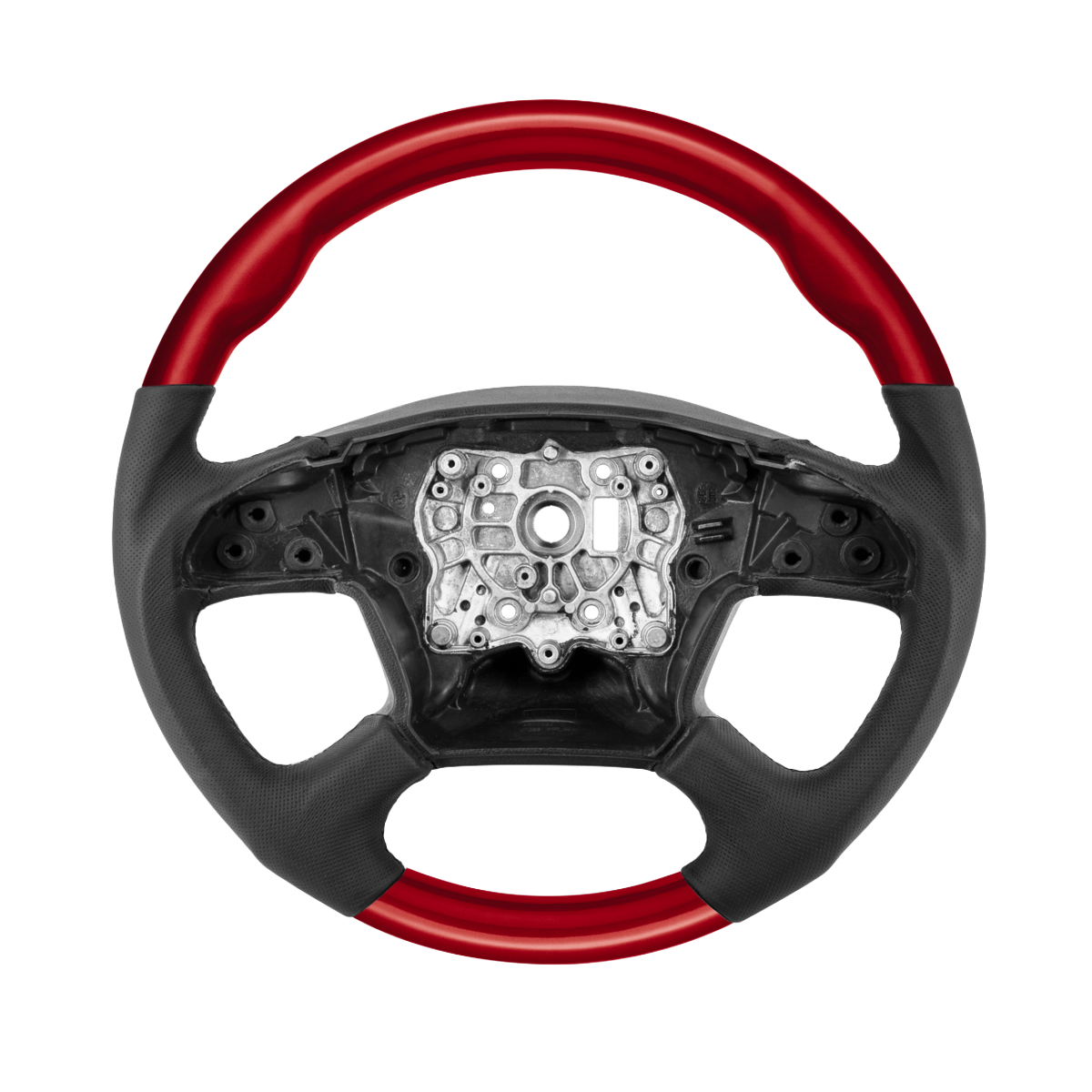 Freightliner Cascadia (2018-2026) 18" Leather And Wood Steering Wheels