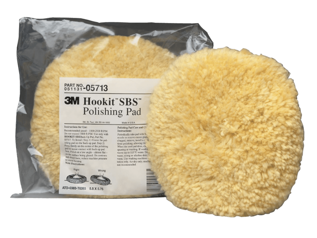 9 Inch Hookit™ Wool Polishing Pad - HD Truck Source