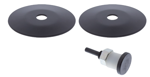 Buffing Wheel Safety Flange And Mandrel Kit - 4 Inch