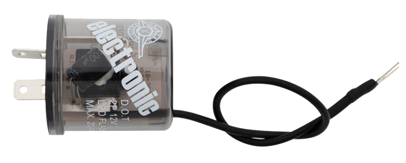 LED Flasher With Reverse Polarity Base & Extension Wires