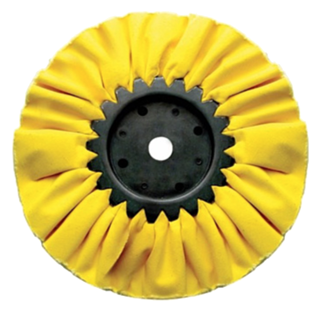 Treated 8" Airway Buff Yellow - 3/4 Inch Arbor