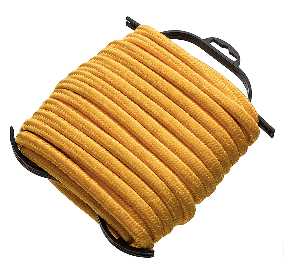 Rope - 3/8" x 50', 16-Strand Double Braided Polypropylene