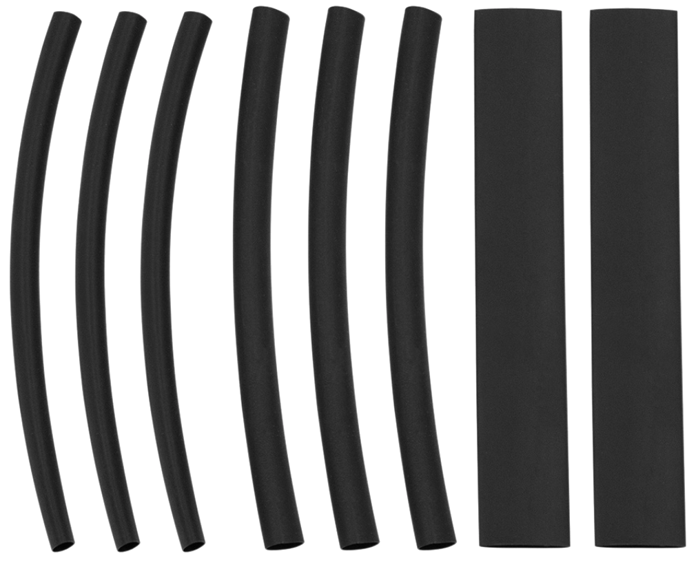Heat Shrink Tubing Black, 4" Long