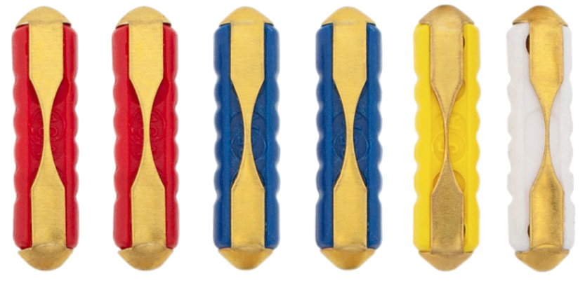 Fuse Kit German Vehicle 5, 8, 16, 25 Amp GBC Ceramic Fuses (6-Pack)