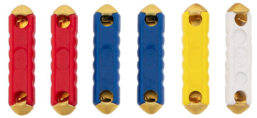 Fuse Kit German Vehicle 5, 8, 16, 25 Amp GBC Ceramic Fuses (6-Pack)