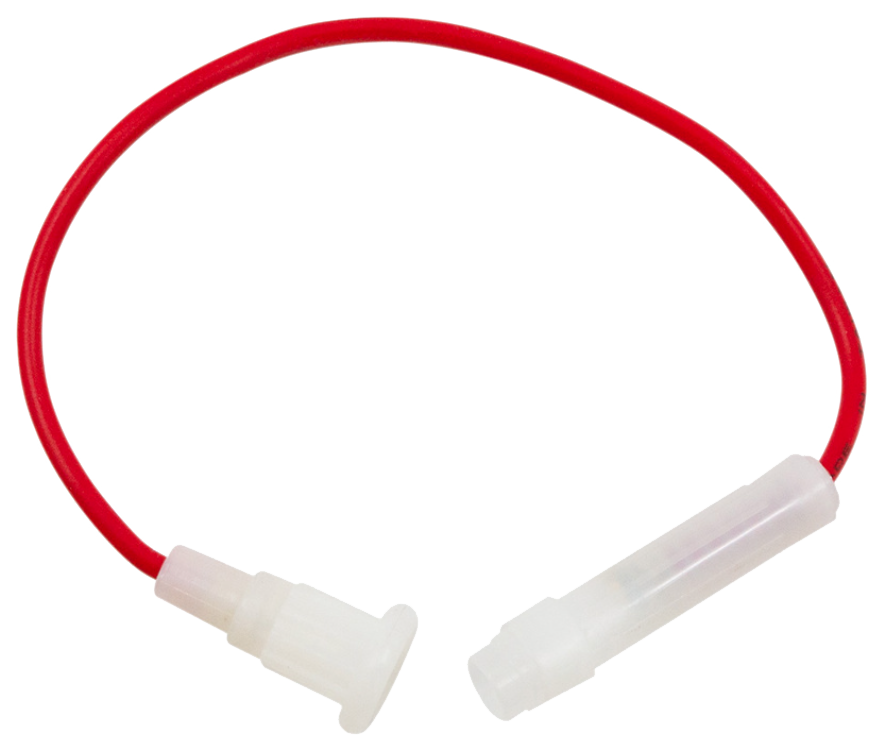 Fuseholder In-Line Glass 16 AWG 6.5 Inch Wire With 14 Amp SFE Fuse