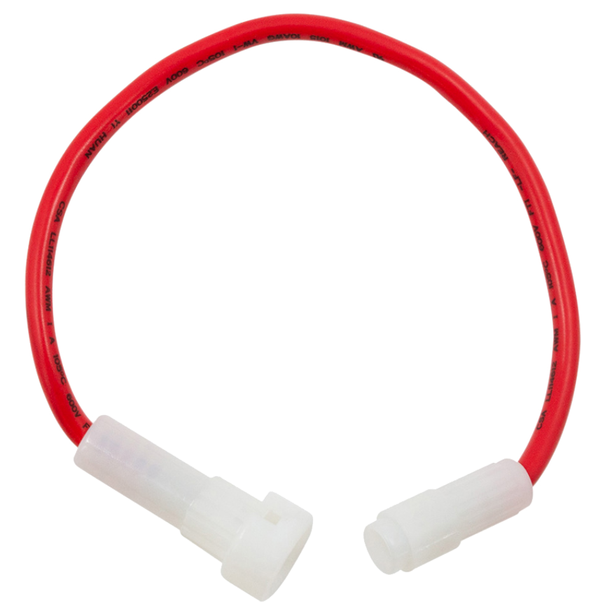 Fuseholder In-Line Glass 10 AWG 6.5 Inch Wire With One 30 Amp AGC Fuse Two Vinyl Terminals