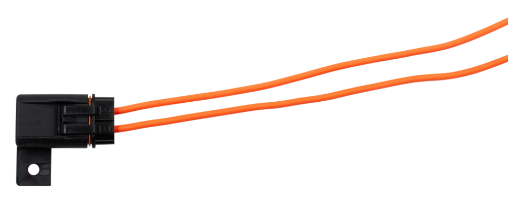 Fuseholder In-Line HD ATC/ATO Waterproof With Two 8 Inch 12 AWG Orange GXL Leads