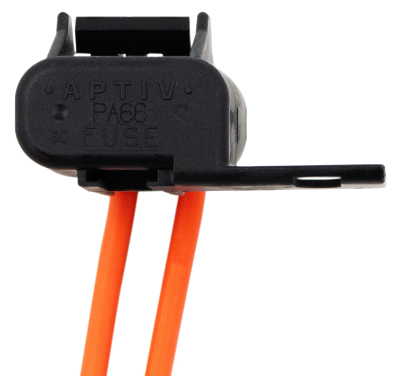 Fuseholder In-Line HD ATC/ATO Waterproof With Two 8 Inch 12 AWG Orange GXL Leads