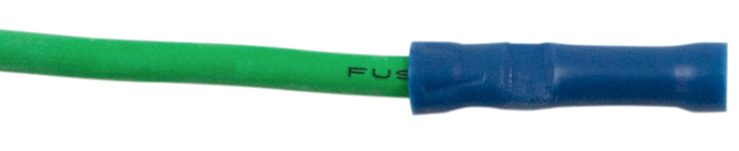 Fusible Link Wire - 14 AWG, Green With, 5/16" Stud, 10.5 Inches