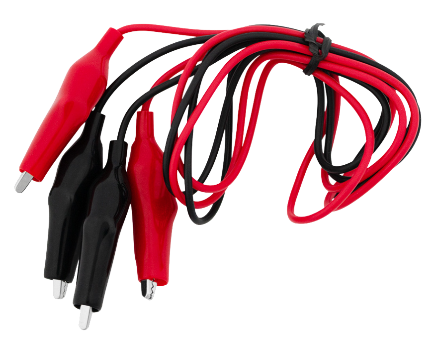 10 Amp Alligator Test Clips With Vinyl Leads & Boots
