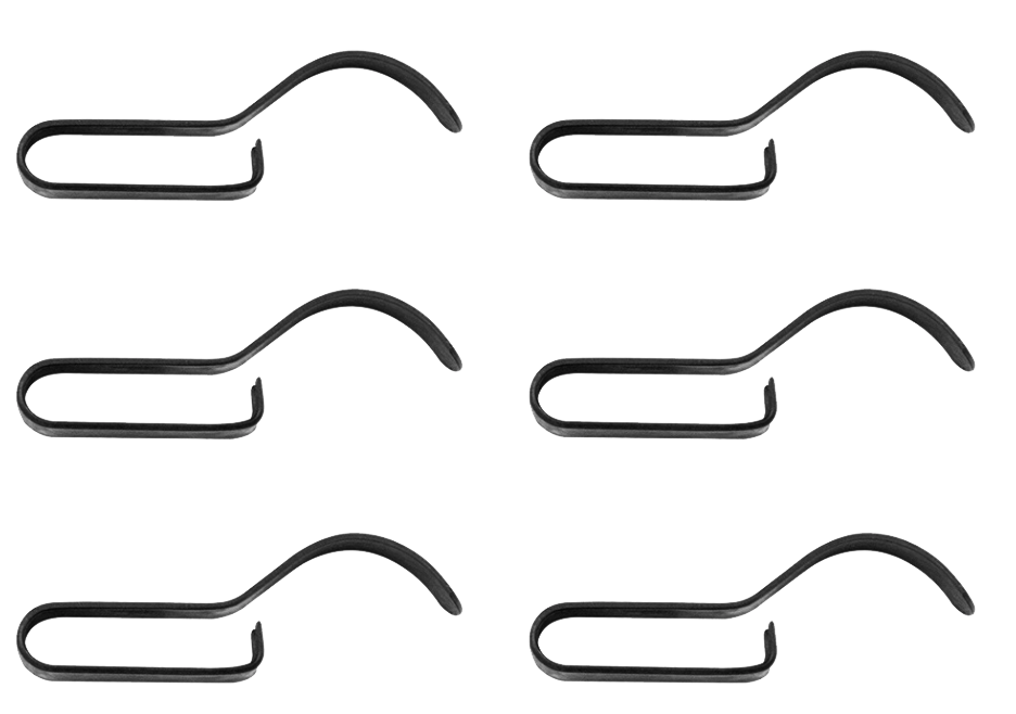 Steel Push-On Frame Clips (6-Pack)