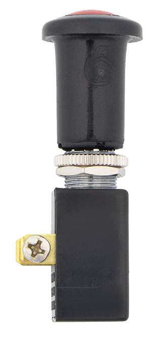 Push-Pull Illuminated Red Switch 15 Amp 12V S.P.S.T. On/Off