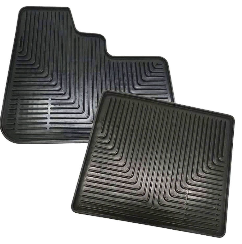 Peterbilt 357 379 (2004 & Older) & Kenworth W900 T800 T600 (2006 & Older) Trucks - All Weather Deep Ribbed Floor Mats, Pair