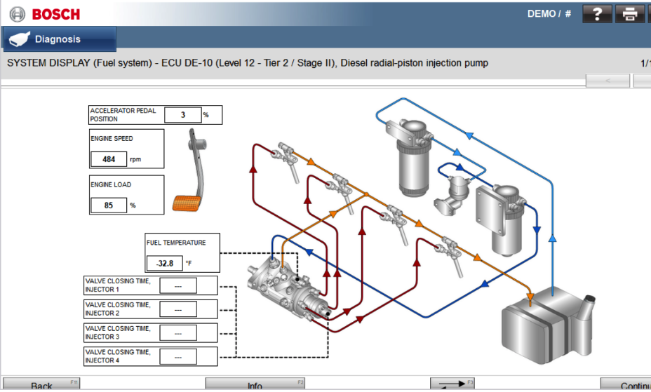 Bosch 3824A ESI Truck Professional Heavy Duty and Commercial Vehicle Diagnostic Solution with HDS 1000 Tablet and Wireless VCI