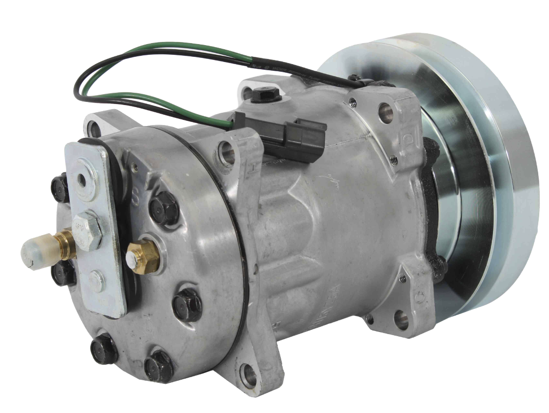 Caterpillar Track & Wheel Loader A/C Compressor – 24V Heavy Duty Replacement
