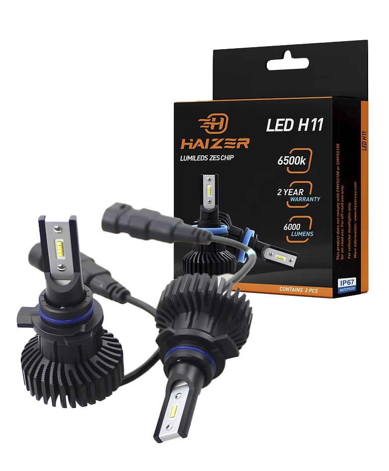 LED Headlight Bulbs Two Pack - H11