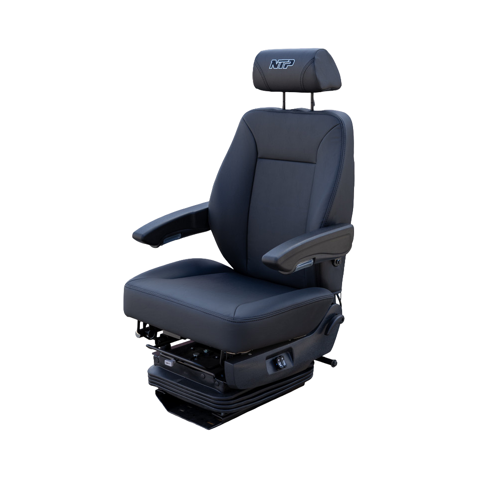 Low Ride Seat Black, Removable Head Rest and Adjustable Arms