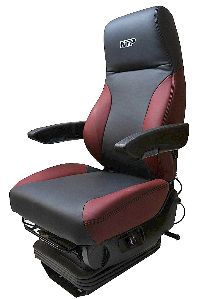 Power Air Ride Seat with Lumbar Support