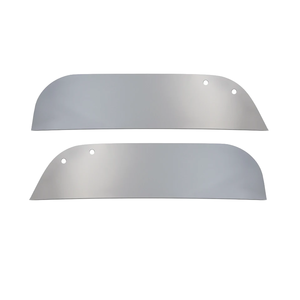 Kenworth T680 / T880 – 8" Stainless Steel Chop Top Pair | Bold Aero Styling & Precision Fit