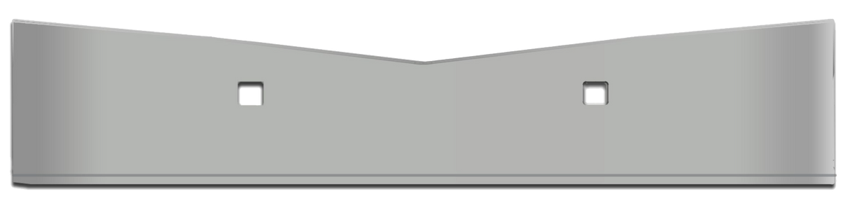 Peterbilt 579 (2012-2021) 18 Inch Stainless Steel Bumper With Tow Hook & Fog Light Holes
