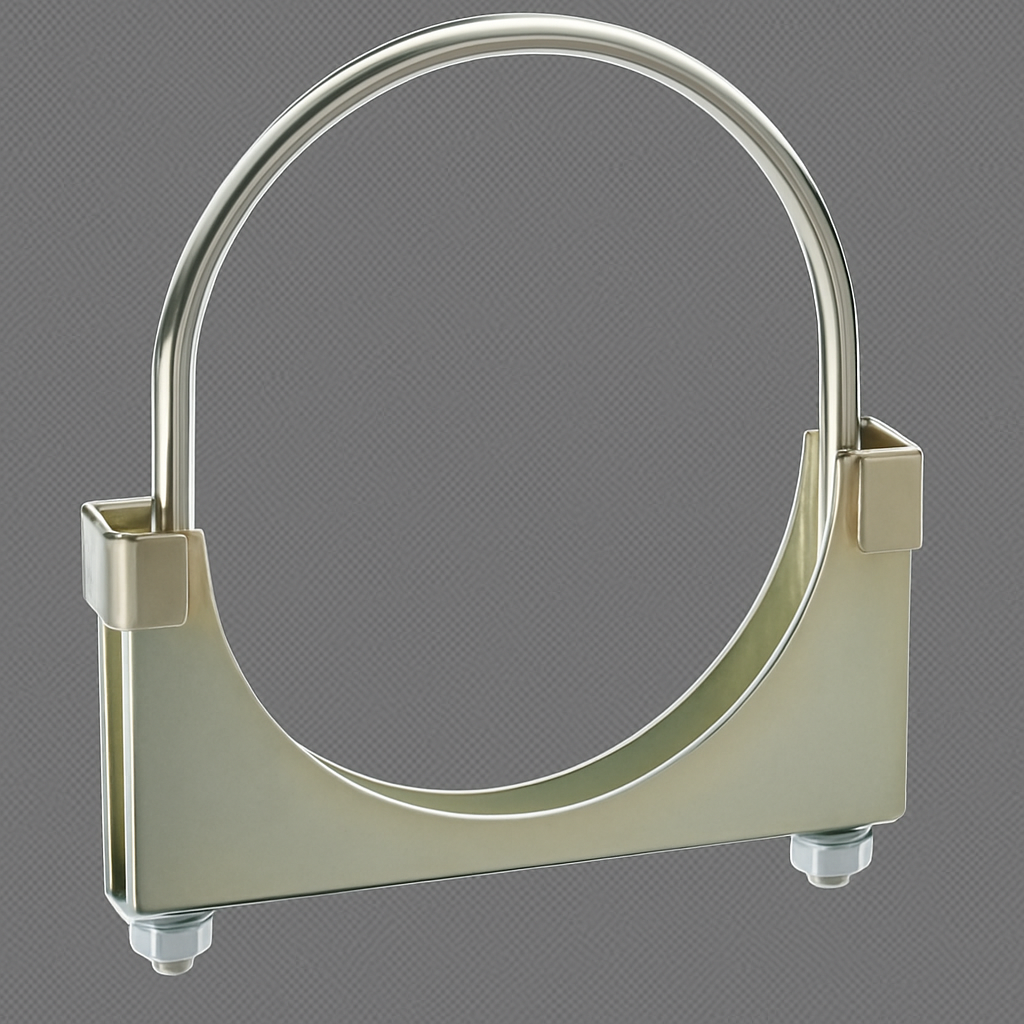 Zinc Plated U-Bolt Exhaust Clamp 4, 5 and 6 Inch