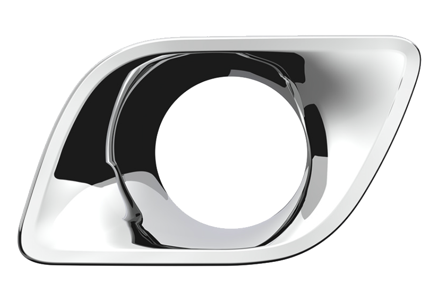 Kenworth T680 2013-2021 - Plastic Fog Light Bezel Black or Chrome