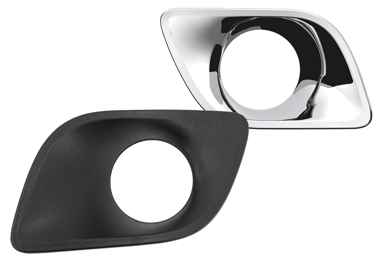 Kenworth T680 2013-2021 - Plastic Fog Light Bezel Black or Chrome