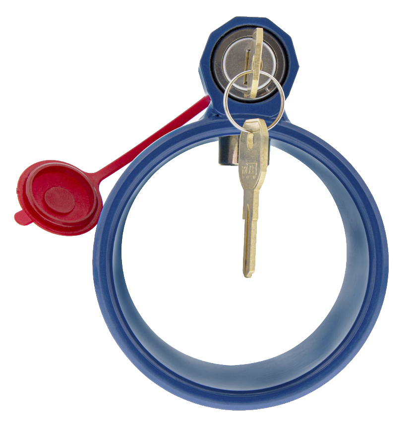 King Pin Lock For 2" Diameter Kingpin - Heavy Duty Steel