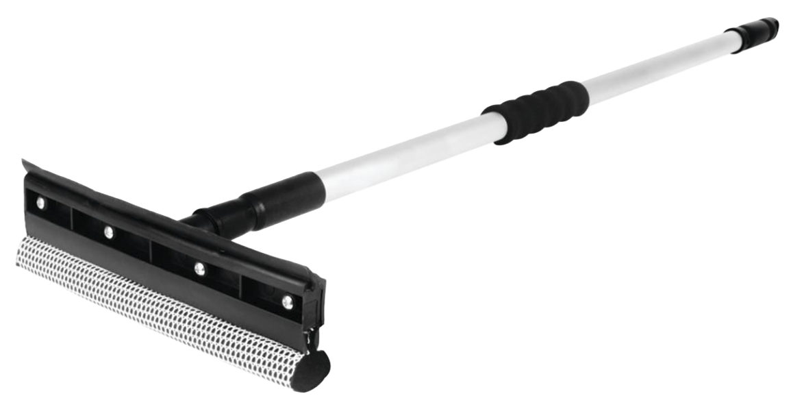 10 Inch Squeegee With Extendable Extension Pole 36 to 60 Inch