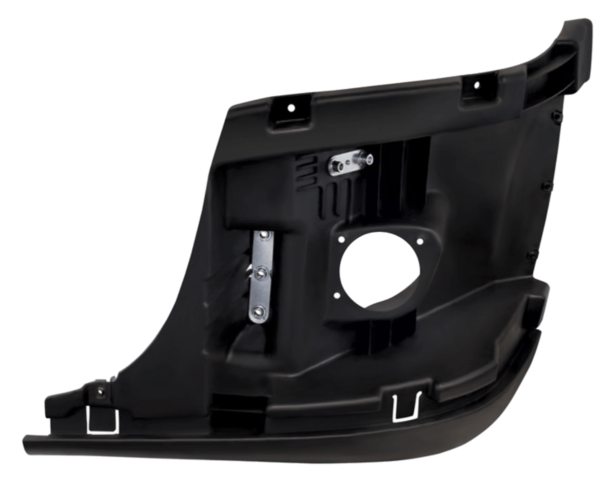 Freightliner Cascadia 2008 - 2017 - Bumper End Reinforcements With Fog Light Hole - HD Truck Source