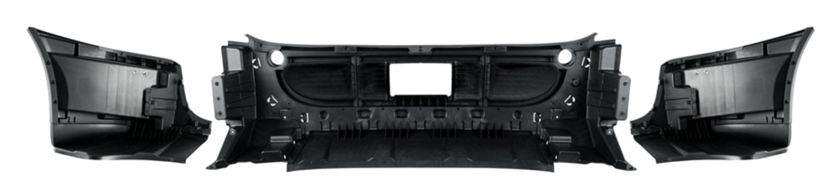 Freightliner Cascadia 2008 - 2017 - Complete 3 - Piece Front Bumper Set - HD Truck Source